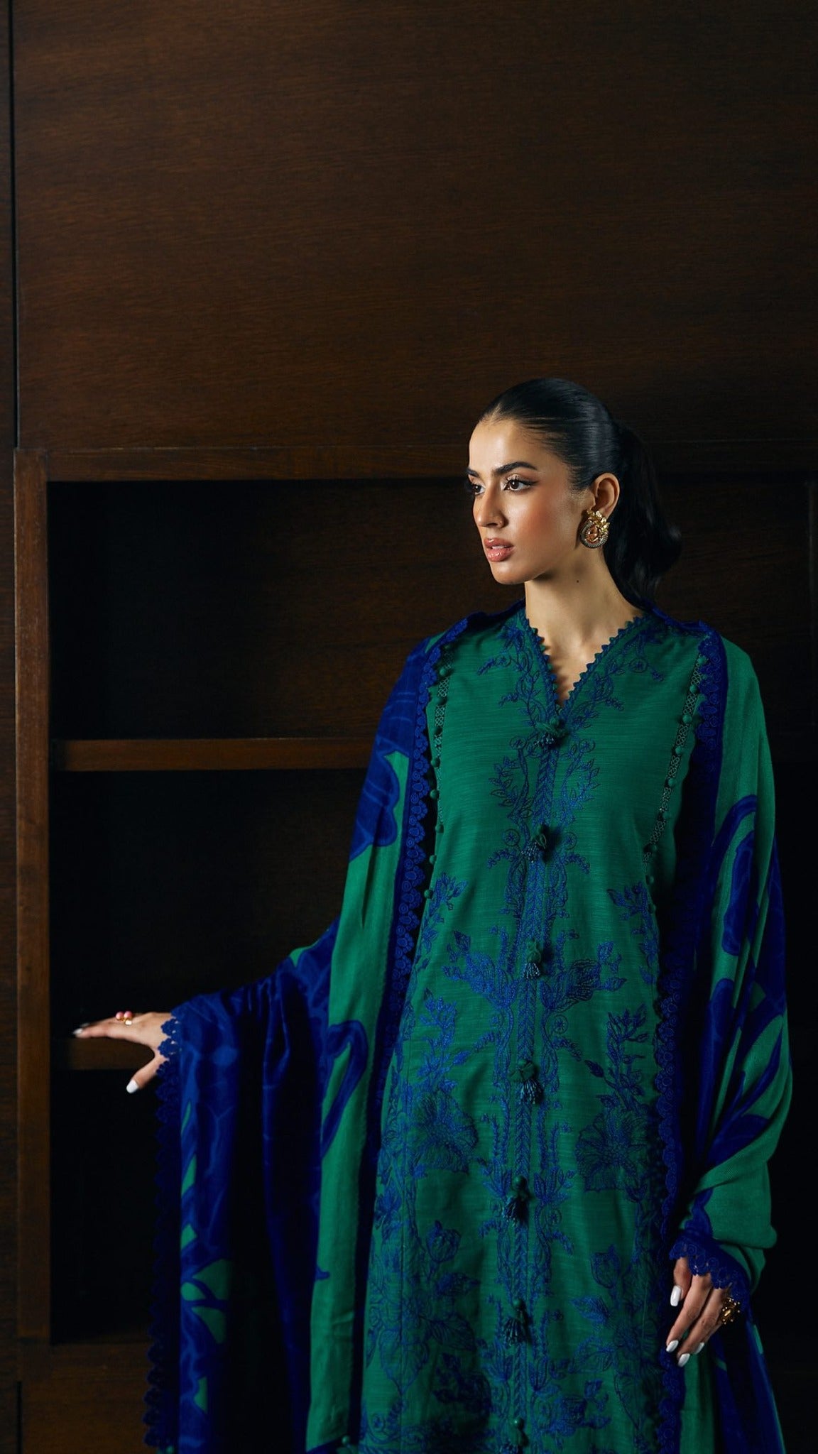 Muzlin By Sana Safinaz Stitched 3 Piece-Winter Collection