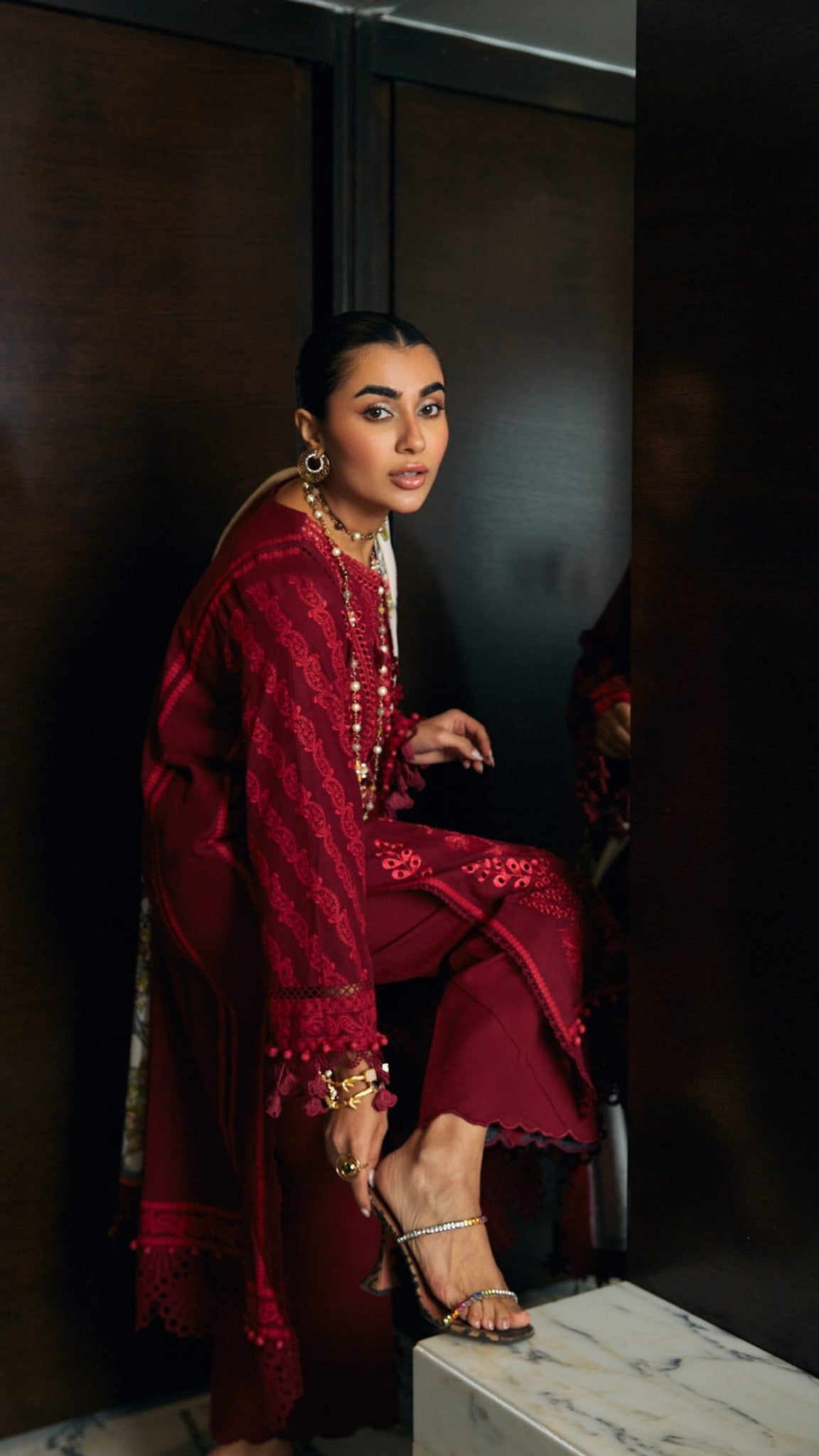 Muzlin By Sana Safinaz Stitched 3 Piece-Winter Collection