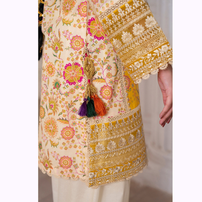 3 Pc Luxury Embroidered trendy Farshi Shalwar Collection | Eid Wear | karma collection