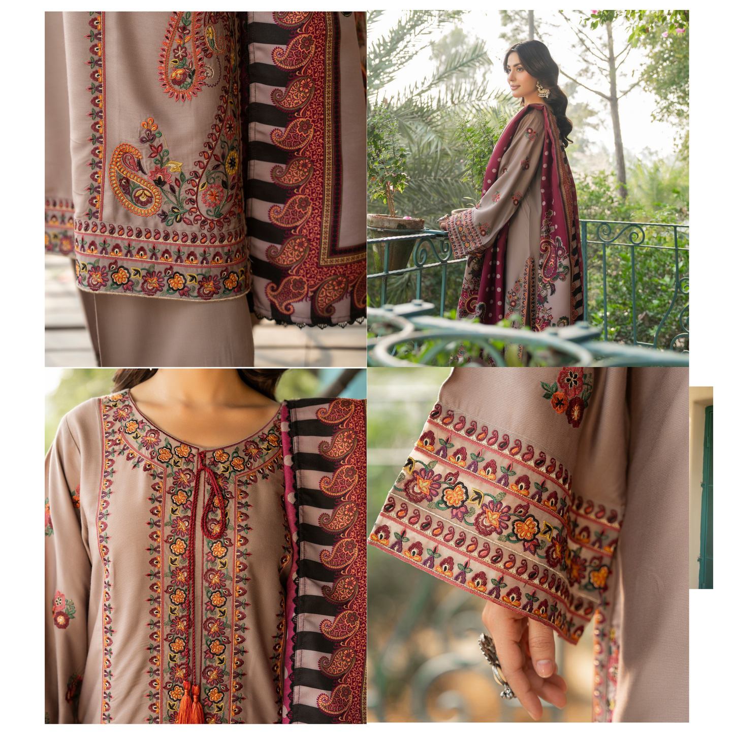 "Nigar" Kotrai Edition Luxury Embroidered 3 Piece by Karma Collection