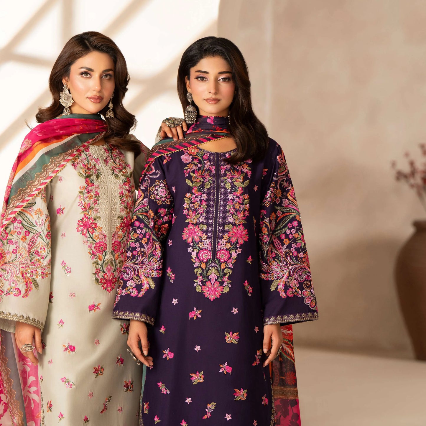 KC-1562 "Ferisha" Embroidered Festive Collection by Karma Collection