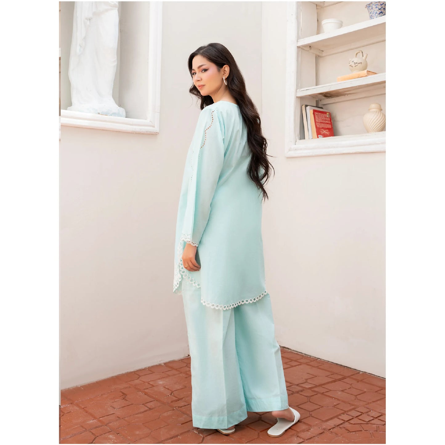 UA-243 Embroidered Lawn Summer Lawn Co-Ords Set by Umnaa