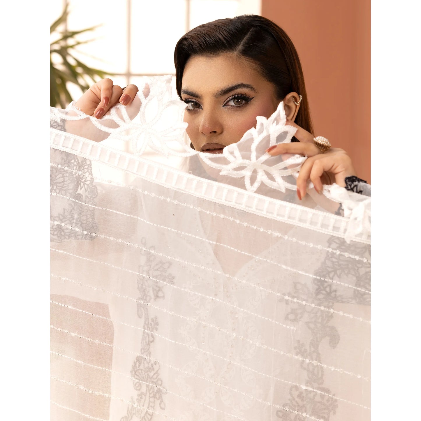 UMS-68 Florence Embroidered Visocse 3 pc Collection | Simrans