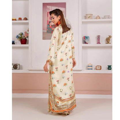 UA-312 Printed Shamooz Silk Printed Kaftan Style Co-Ord Set| Umnaa