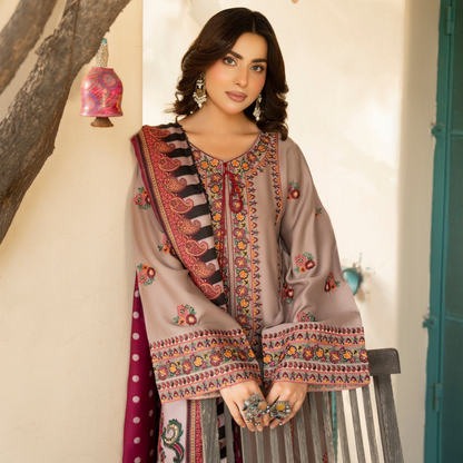 "Nigar" Kotrai Edition Luxury Embroidered 3 Piece by Karma Collection