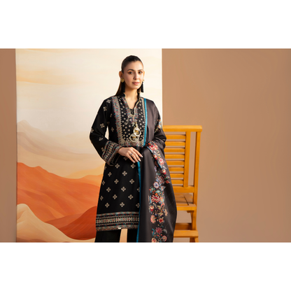RA-25 Embroidered Dhanak Collection by Raniya.h