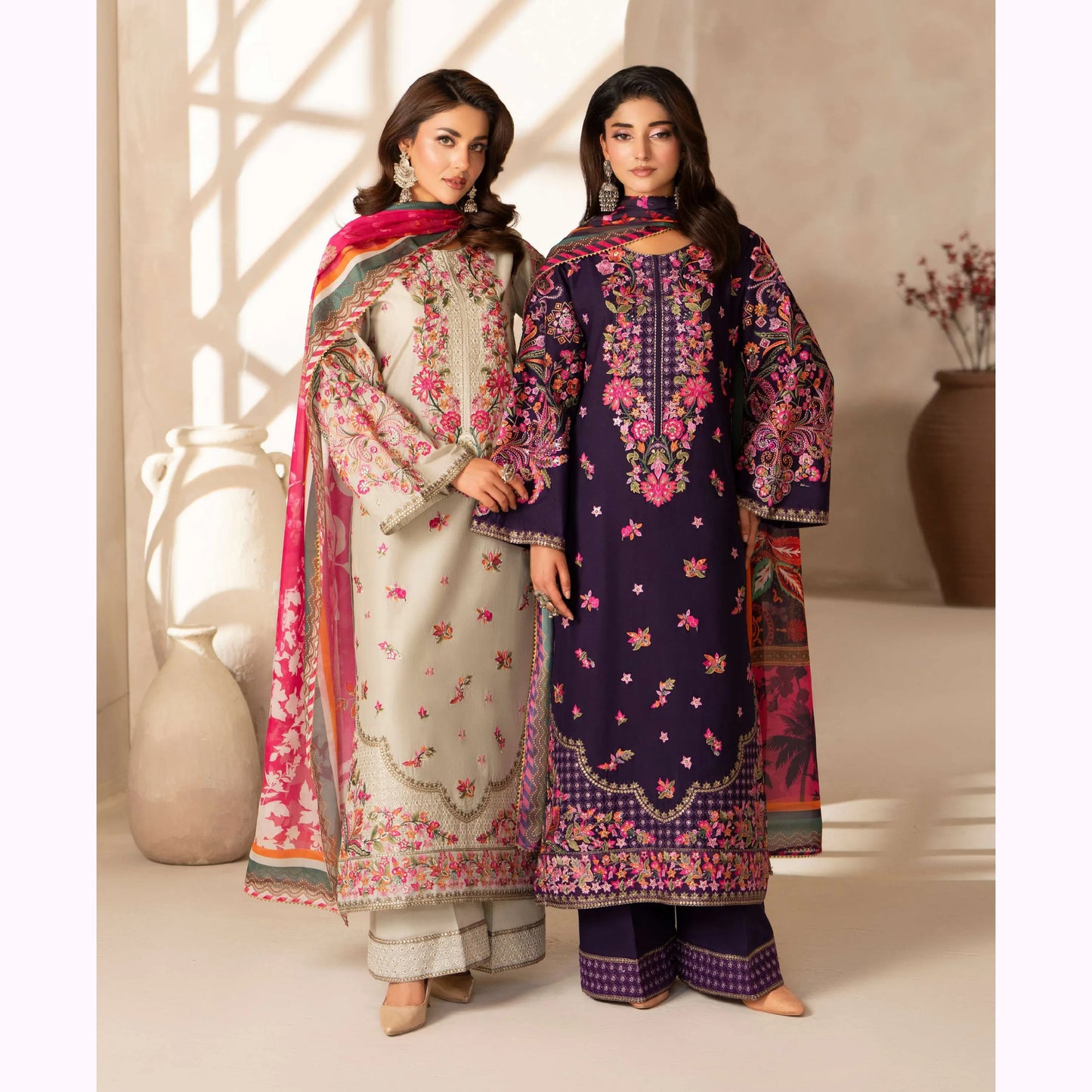 KC-1562 "Ferisha" Embroidered Festive Collection by Karma Collection