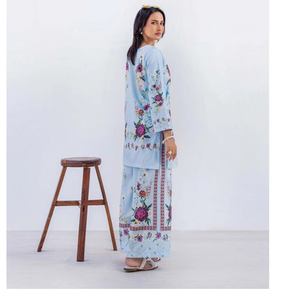 UAL-01 Chikankari Lawn Co-Ord Set | Adan's Libas