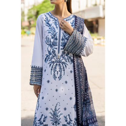 UCA-22 3 pc Summer Cotton Lawn Monochrome Collection | Ready to Wear | Casuallite