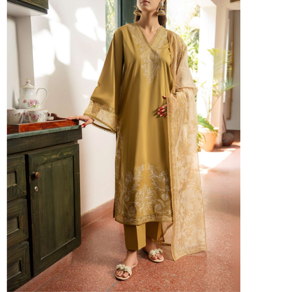 UCA-20 Luxury Cambric Cotton Farshi Shalwar Collection | Ready to Wear | Casuallite