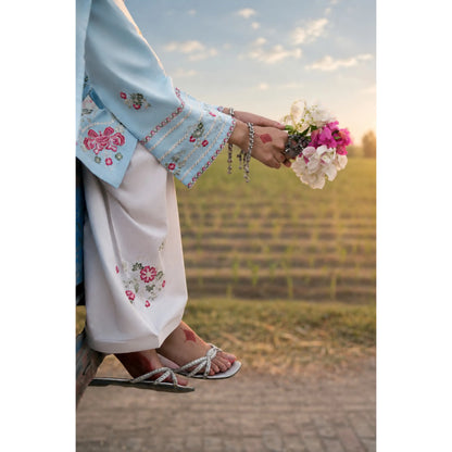 UCA-43 "HER" Collection Embroidered Cambric Cotton by Casuallite 3 Piece Suit for Women | Ready to Wear Pakistani Dress