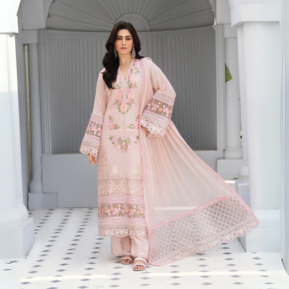 3 Piece Luxury Chiffon Ready to Wear Collection | karma Collection UMKC0902