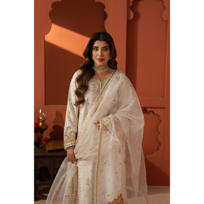 UA-170 Raw Silk Embroidered Festive Collection