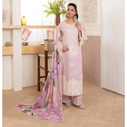 "Flora" Embroidered Lawn 3 Pc Collection | Karma Collection