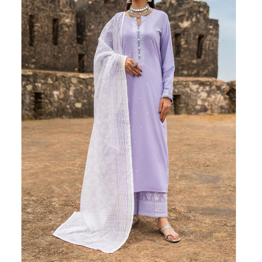 UCA-16 3 Pc Embroidered Cotton Lawn Ready to Wear Eid Collection by Casuallite