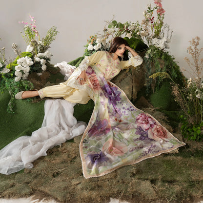 KC-1586 "AYRA" Embroidered Cambric Cotton Collection by Karma Collection