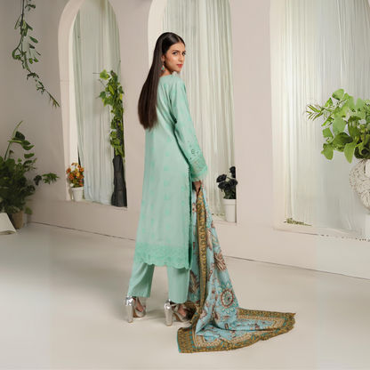 3 Pc Dhanak Collection | Ready to Wear | MUNIRA | UMMUN07