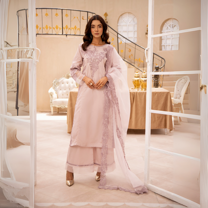 UMS-12 3 Pc Mother & Daughter Luxury Cambric Cotton by Simrans