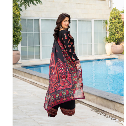 KC-1491 kashmiri Chikenkari Luxury Cotton farshi Shalwar Collection | Ready to Wear | Karma Collection