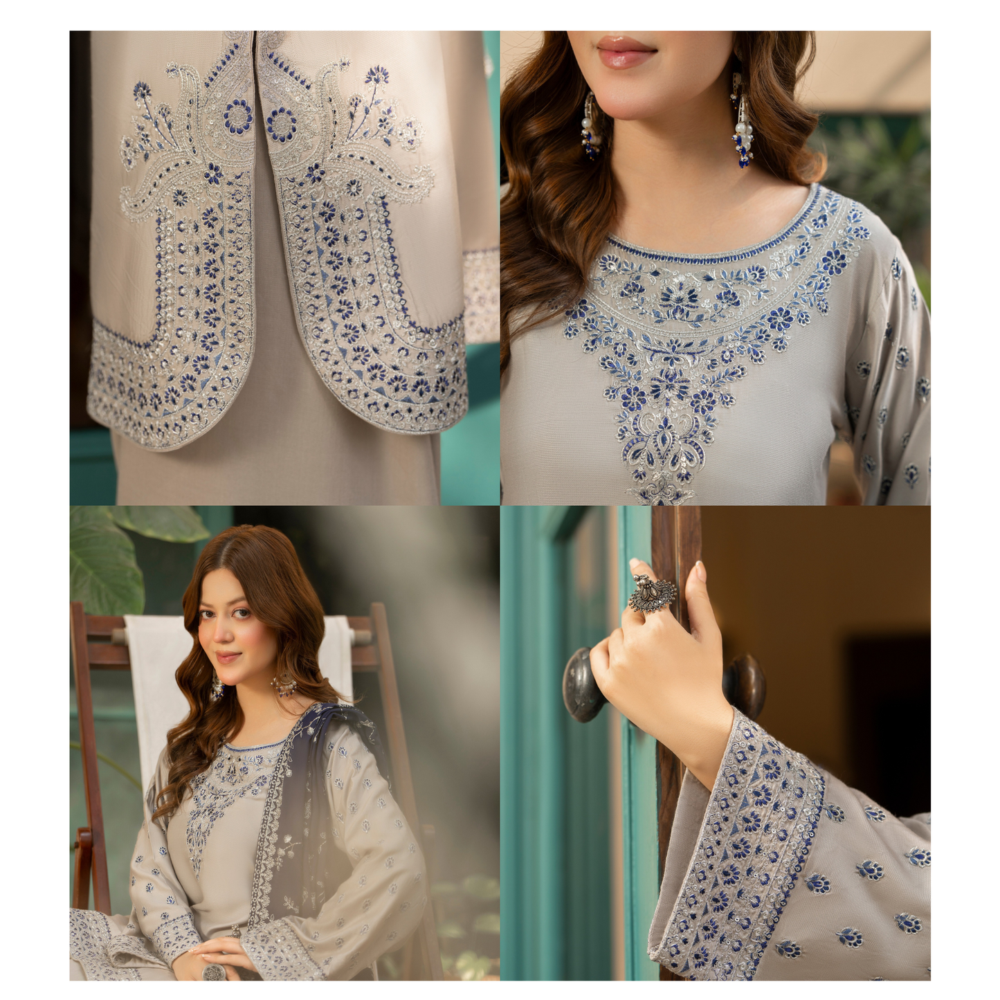 "Nigar" Kotrai Edition Luxury Embroidered 3 Piece by Karma Collection