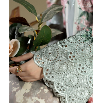 UTT-16 "AMALTAS" winter Slub Embroidered Printed Co-Ords set | Ready to Wear Pakistani | Traditional Thread