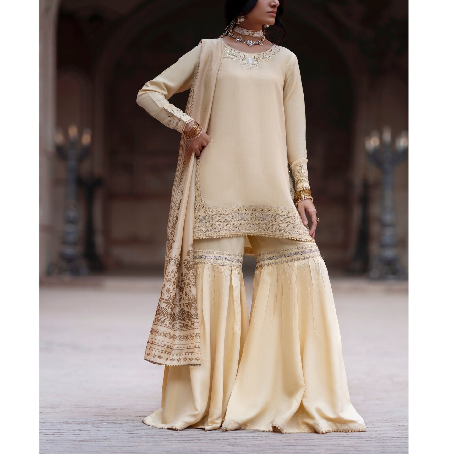 UCA-35 Darbar Festive Drop Embroidered Collection by Casuallite