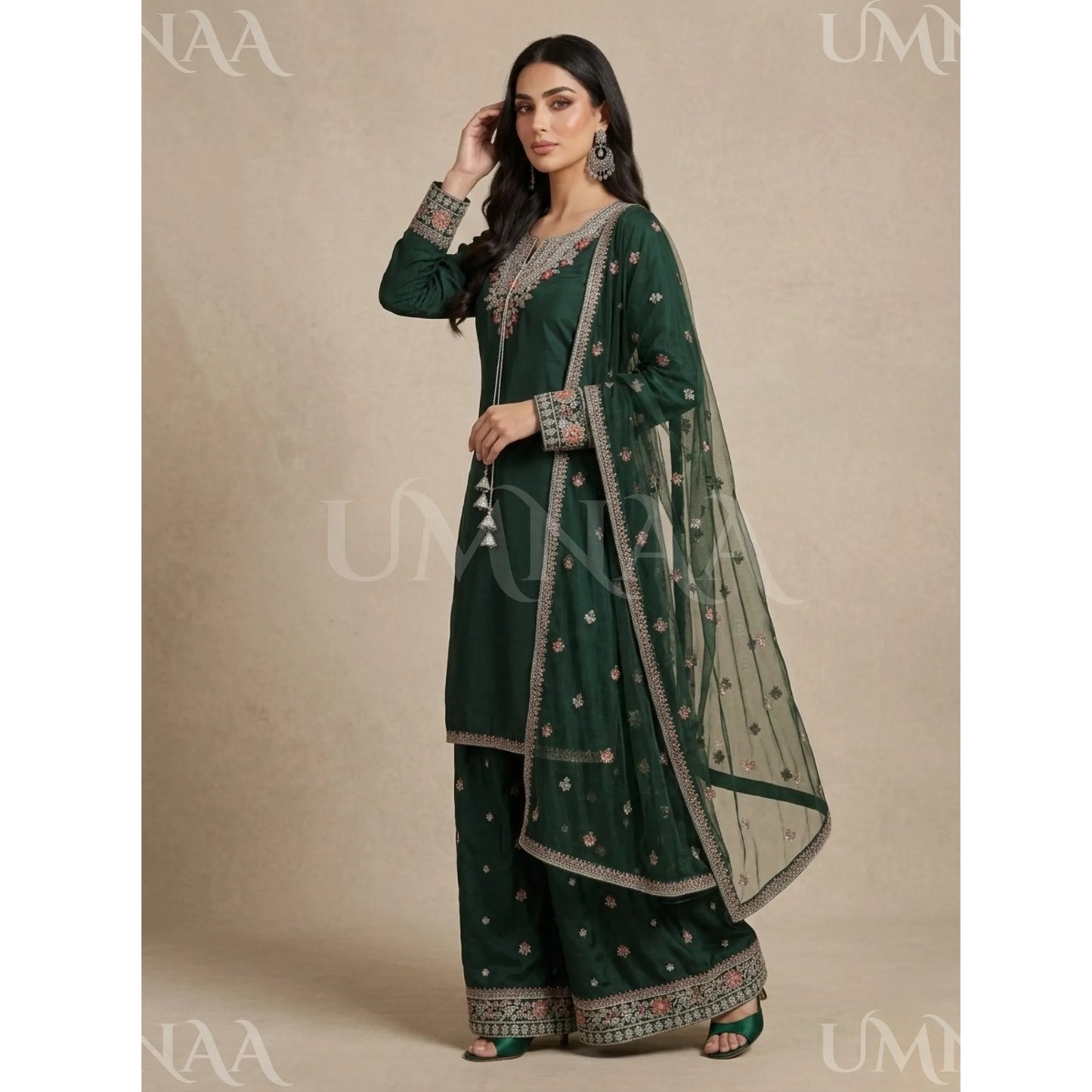 UA-172 Embroidered Viscose Festive Collection