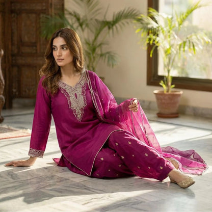 UA-176 Embroidered Viscose Festive Collection by Umnaa