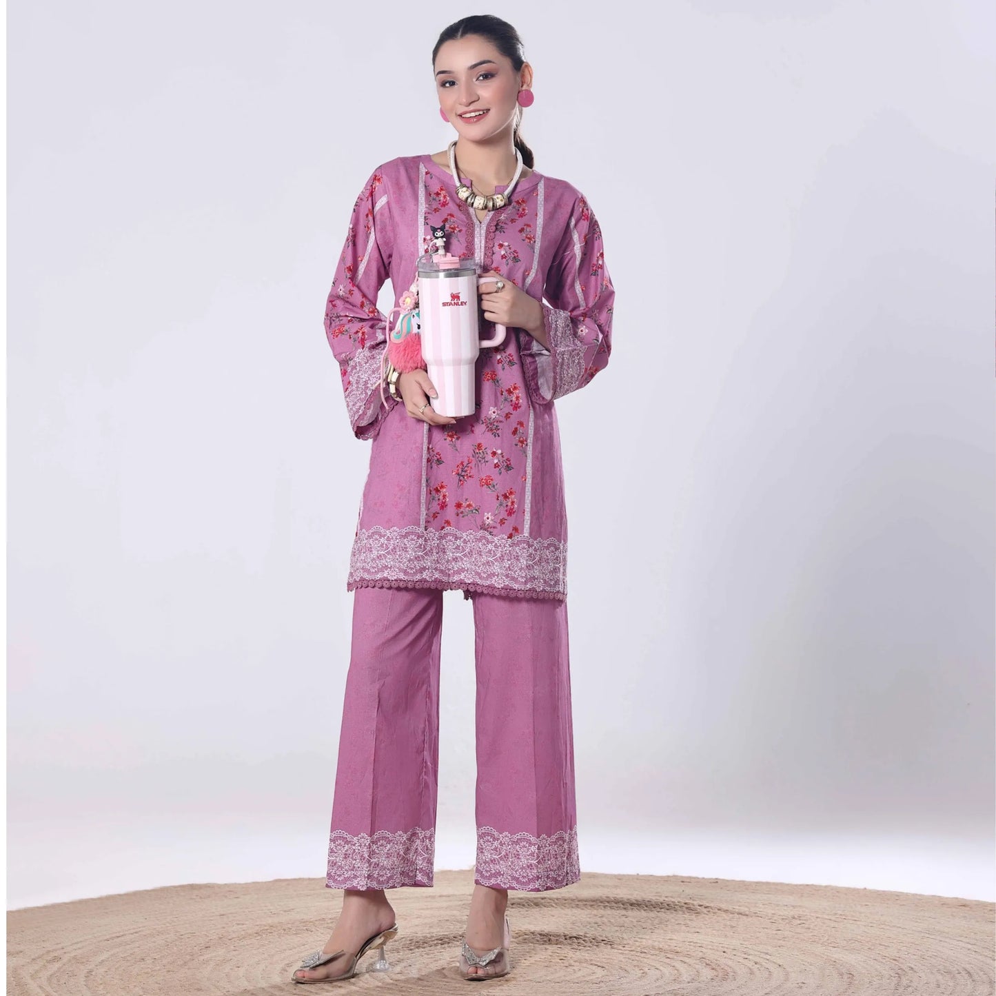 USN-18 Daily Pret Vol'8 Printed Lawn Co-Ords Set by Saphron