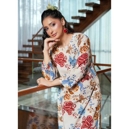 UMS-62 "Limelight" by Simrans Printed Lawn Co Ord Set Collection | Ready to Wear Pakistani Asian clothes