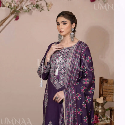 UA-195 Embroidered Cotton Collection by Umnaa | Ready to Wear Pakistani Asian Clothing Regular price£44.99 GBP