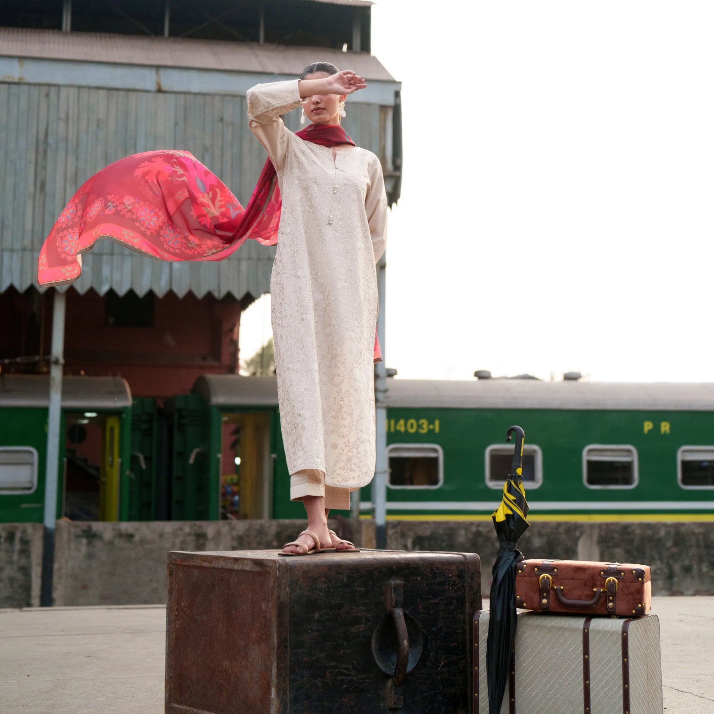 UCA-40 Summer Travels Embroidered Cotton Collection by Casuallite | Ready to Wear Pakistani Asian clothes