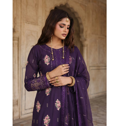 UA-201 Embroidered Cotton Festive Collection By Umnaa | Ready to Wear Pakistani Asian clothes
