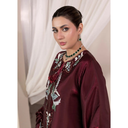 UA-203 Embroidered Festive kaftan Silk Collection by Umnaa | Pakistani Trendy Kaftan Asian Clothing