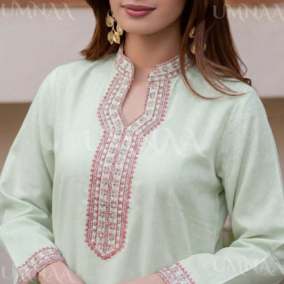 USP-07 Embroidered Farshi Shalwar Co Ord Set by Sha Posh | Ready to Wear Pakistani Asian clothes