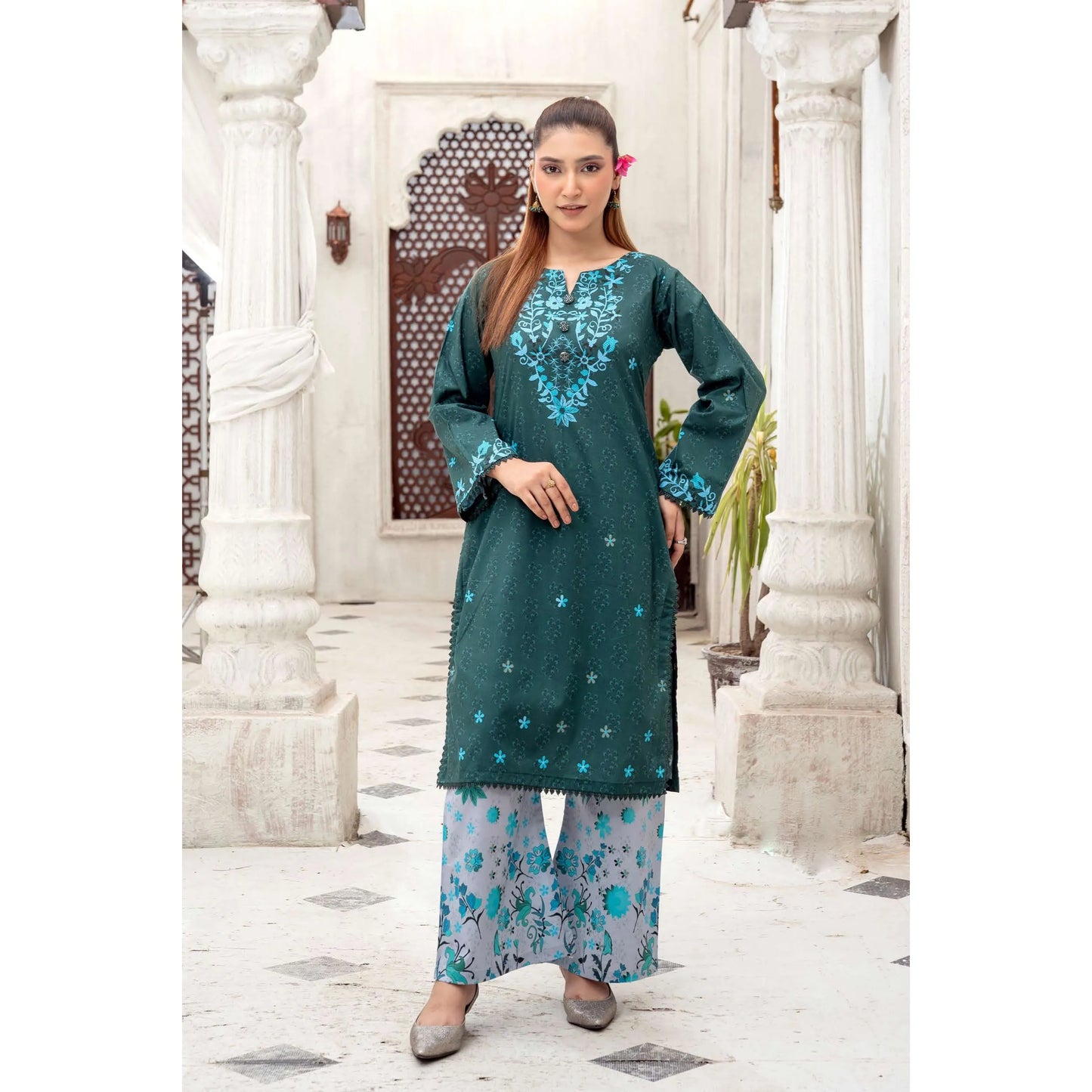 UMRZ-63 "Aleezay Prints" by Rangz Printed Lawn Co Ord set collection| Ready to Wear Pakistani Asian clothes