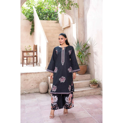 UMRZ-64 "Reat" by Rangz Embroidered Lawn Co Ord set collection| Ready to Wear Pakistani Asian clothes