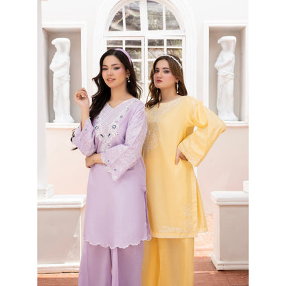 UA-243 Embroidered Lawn Summer Lawn Co-Ords Set by Umnaa