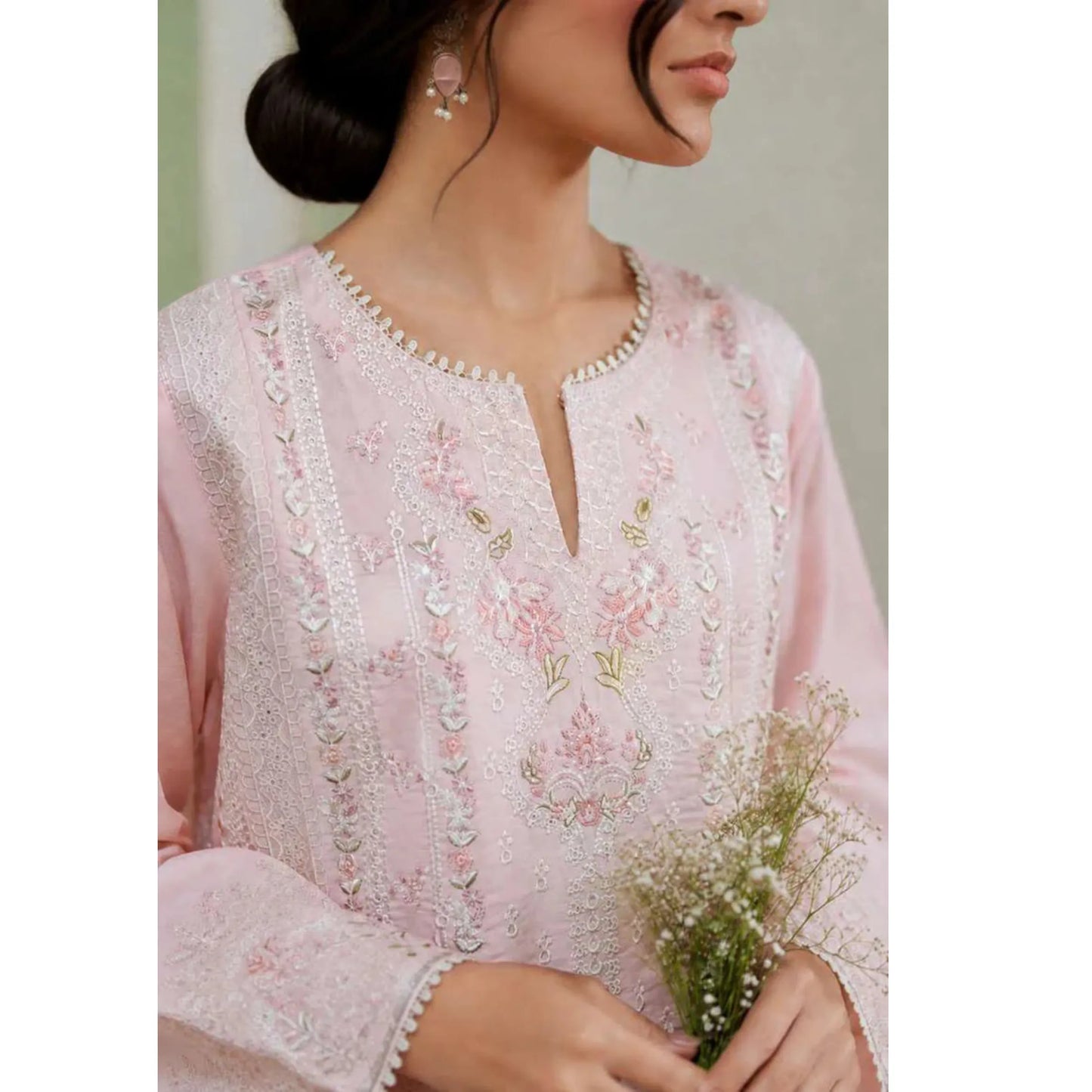 UCA-47 "Sakoon" Embroidered Cambric 3 Pc Collection | Casuallite