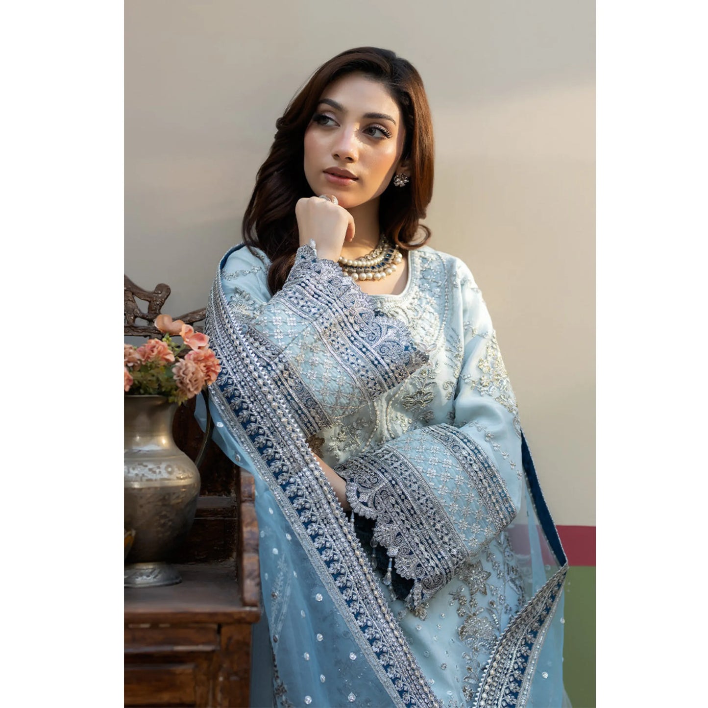 UA-271 Imrozia Inspired Luxury Organza Collection | Umnaa