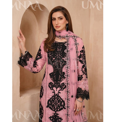 UA-283 Embroidered Chiffon 3 Pc Collection | Umnaa