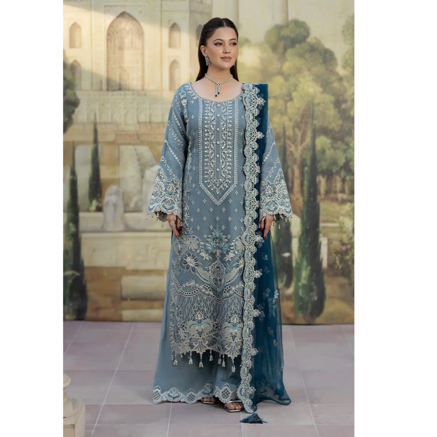 UA-291 Imrozia Inspired Organza Collection | Umnaa
