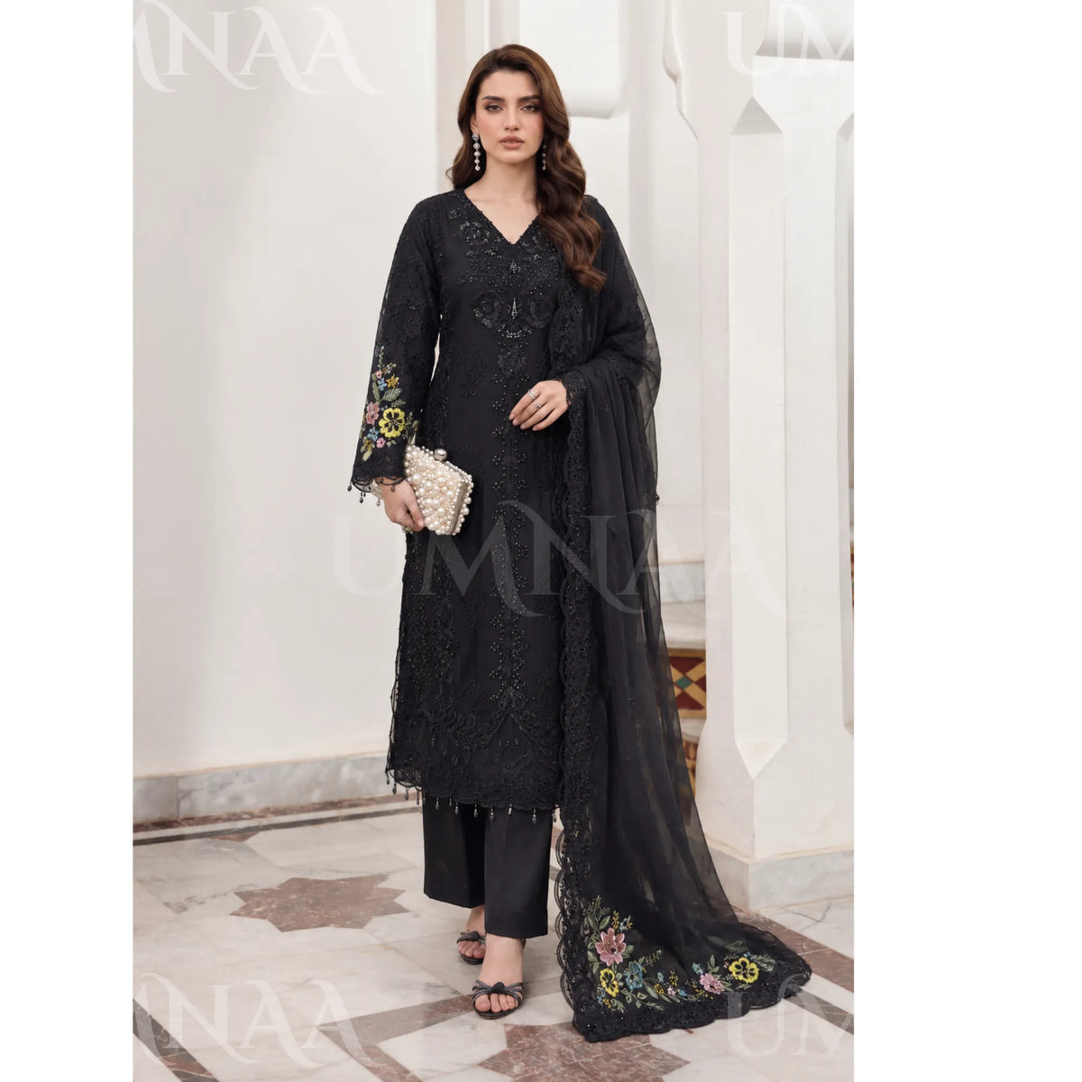 UA-299 Luxury Chiffom Collection 3 Pc | Umnaa