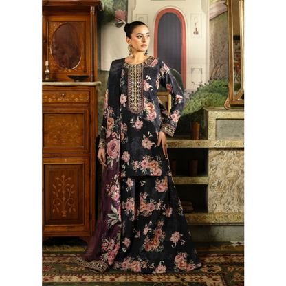 Luxury Embroidered Printed Cotton Silk Collection | Ready to Esra | Esra fashion