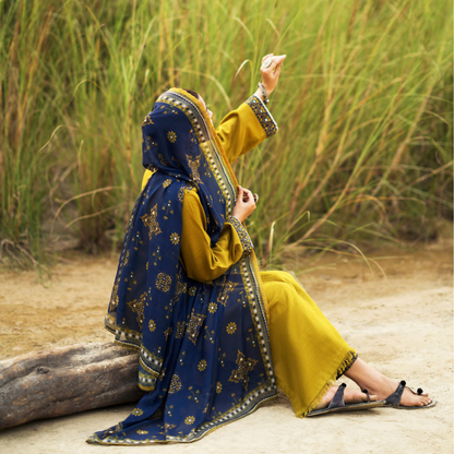 3 Pc Embroidered Khaddar Ready to Wear Collection by Casuallite | UMCAE0901