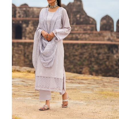 UCA-17 3 Pc Embroidered Lawn Ready to Wear Collection by Casuallite