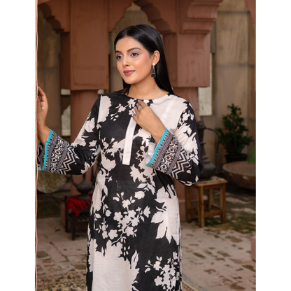 Printed Lawn Co-Ords Set 2 Pc | Ready to Wear | Rangz