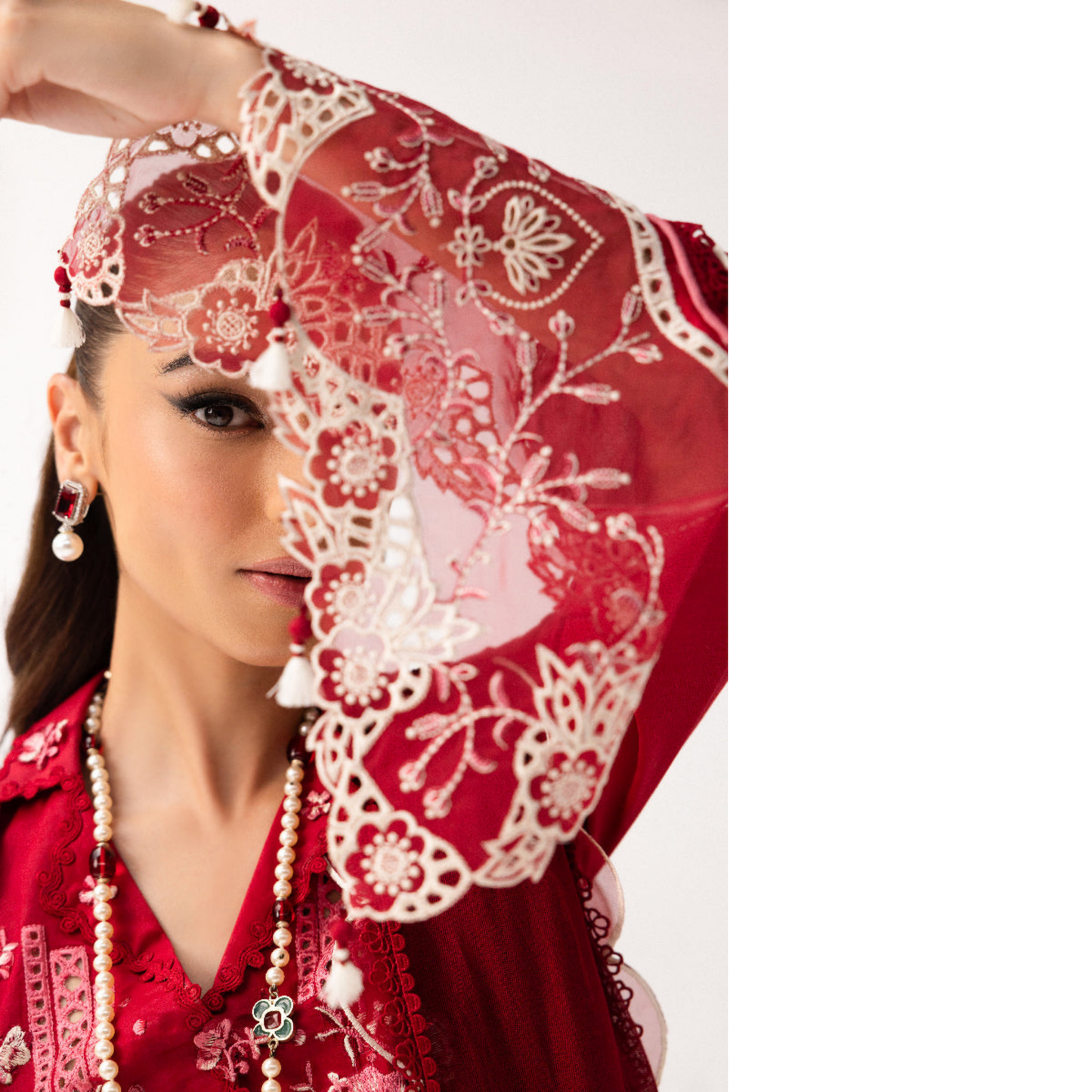 3 Pc Festive Embroidered Collection  | Ready to Wear | Qalamkar