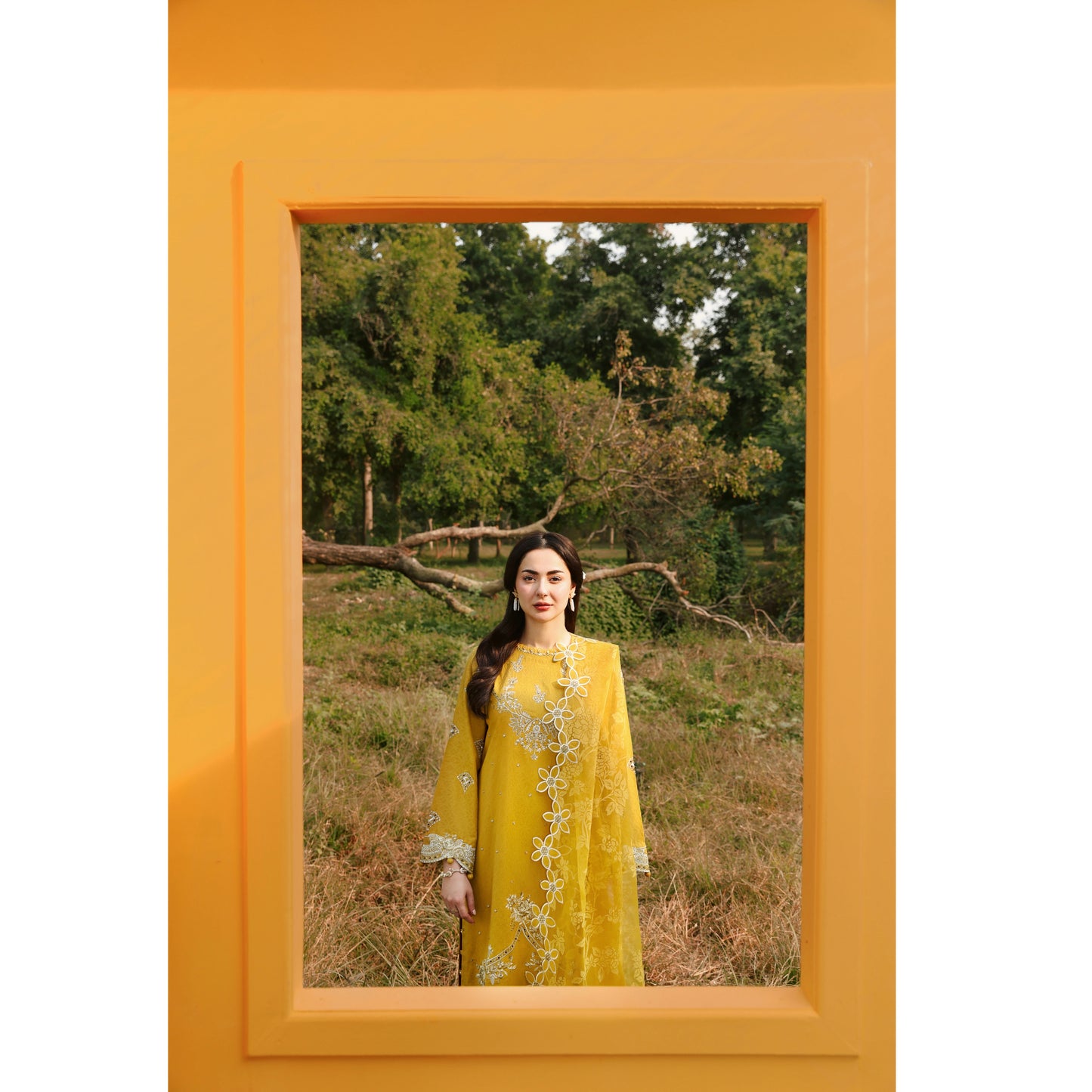 UMS-56 Janan Mother Daughter Chikenkari Jacquard Eid Edit by Simrans | Ready to Wear Asian Pakistani clothes