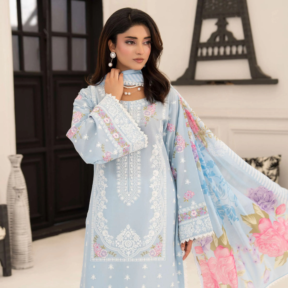 KC-1558 "Ferisha" Embroidered Festive Collection by Karma Collection